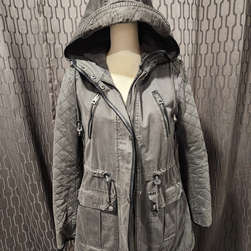 Guess Women's Charcoal Utility Jacket